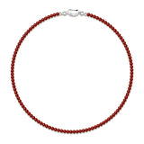 Natural Red Agate Vintage Necklace