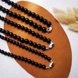 Black Agate Vintage Necklace
