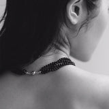 Black Agate Multi-layered Necklace