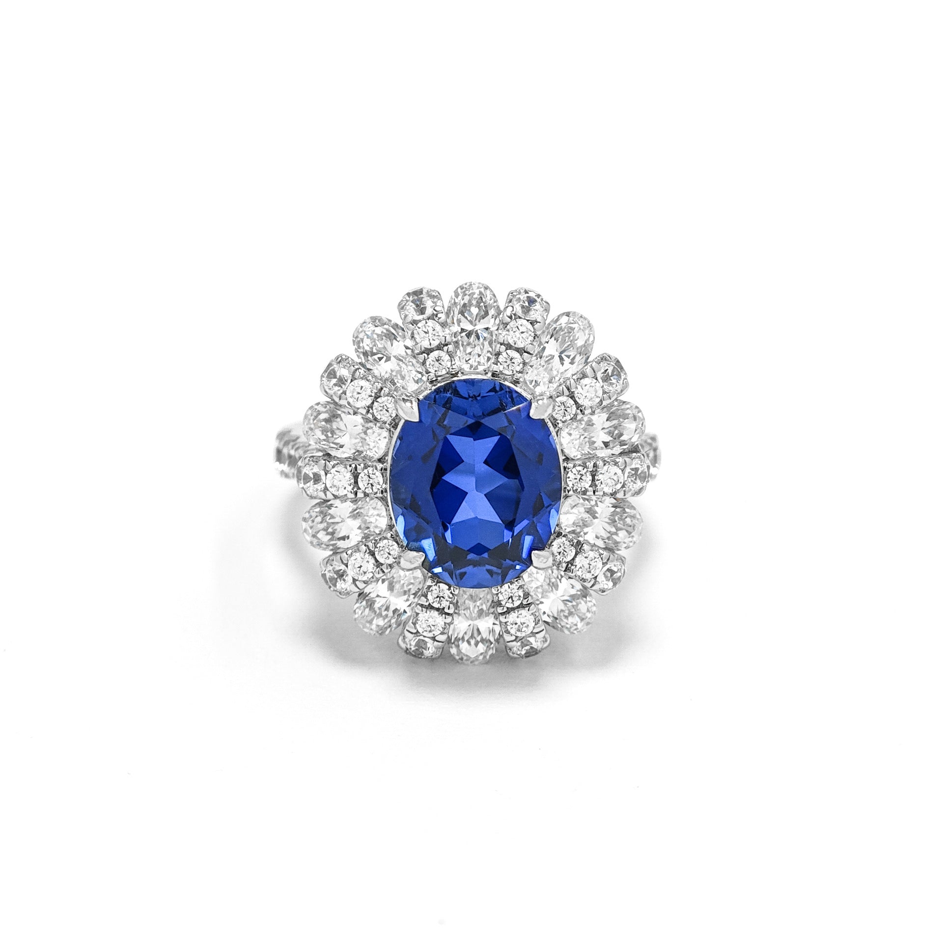 Lab-grown Emerald Rings