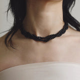 Black Agate Multi-layered Necklace