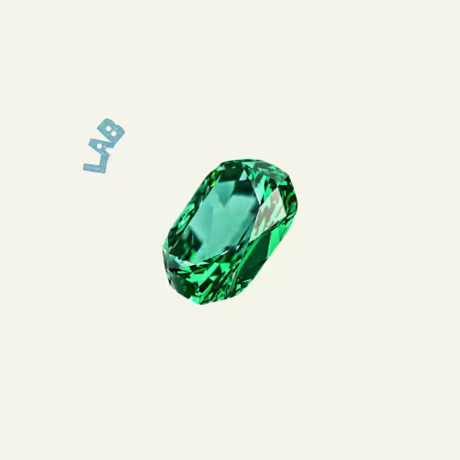 ab-grown emerald gemstone - AliceFerry ethical jewelry collection