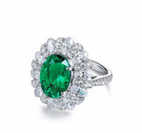 Lab-grown Emerald Rings