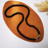 Black Agate Vintage Necklace