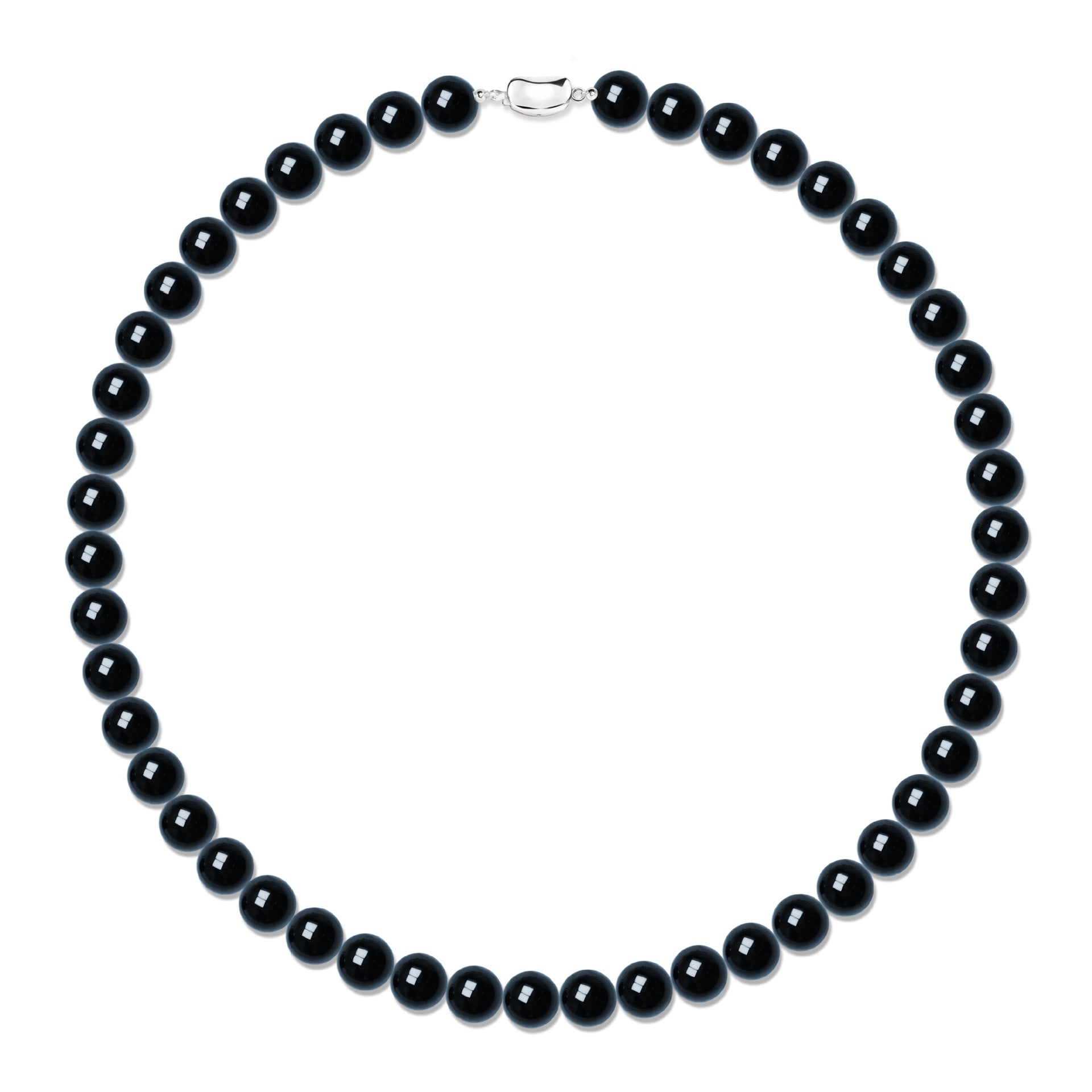 Black Agate Vintage Necklace