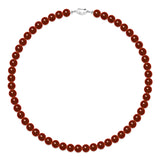 Natural Red Agate Vintage Necklace